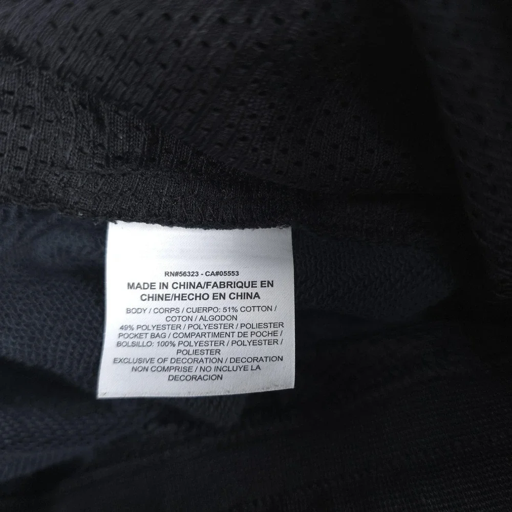 Nike Sweatpants Mens Small Black Air Fleece Joggers Zip Pocket Tapered Gym Run